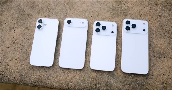 苹果iPhone 17全系机模上手:Air新机薄到极致