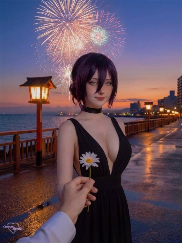 美国小姐姐Cos《电锯人》蕾塞 身材耀眼