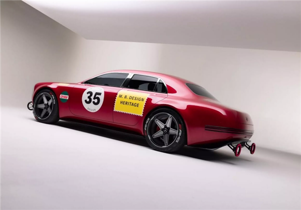 传奇赛车红猪归来!奔驰全新概念车曝光:致敬1971斯帕封神一战