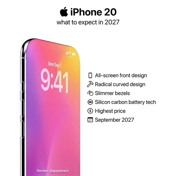 直屏刚火 苹果带头重返四曲屏时代 网友：潮流果真是一个轮回
