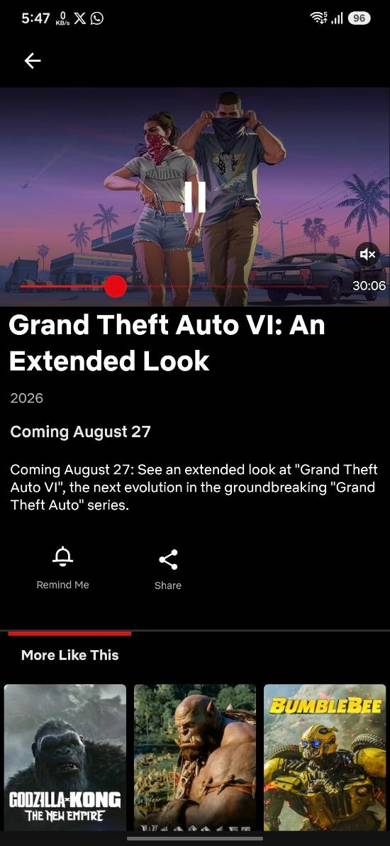 《GTA6》前瞻直播时长曝光！30分钟超长展示