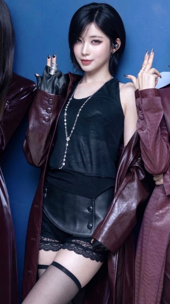韩团美女Asa再撞脸艾达王！