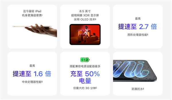 苹果高管回应iPad mini 8不支持120Hz高刷：屏幕体验不止刷新率单一参数